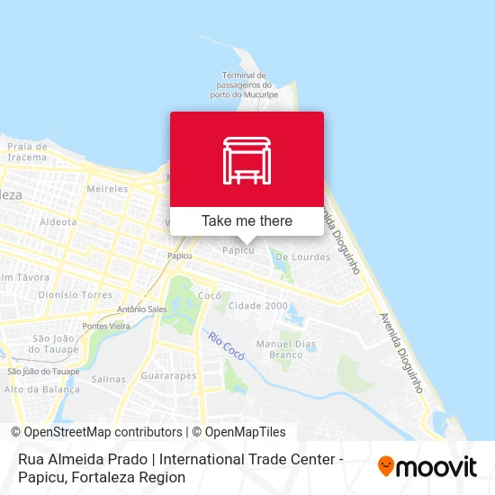Rua Almeida Prado | International Trade Center - Papicu map