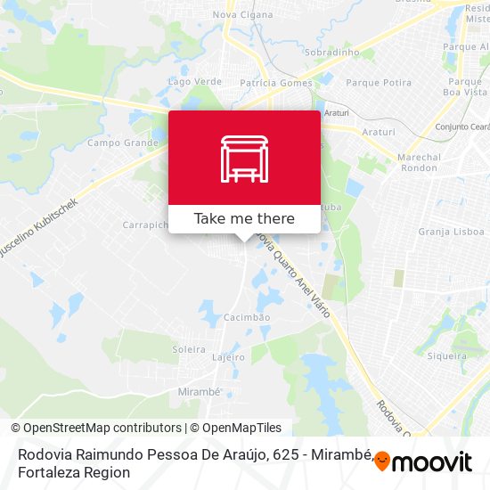 Rodovia Raimundo Pessoa De Araújo, 625 - Mirambé map