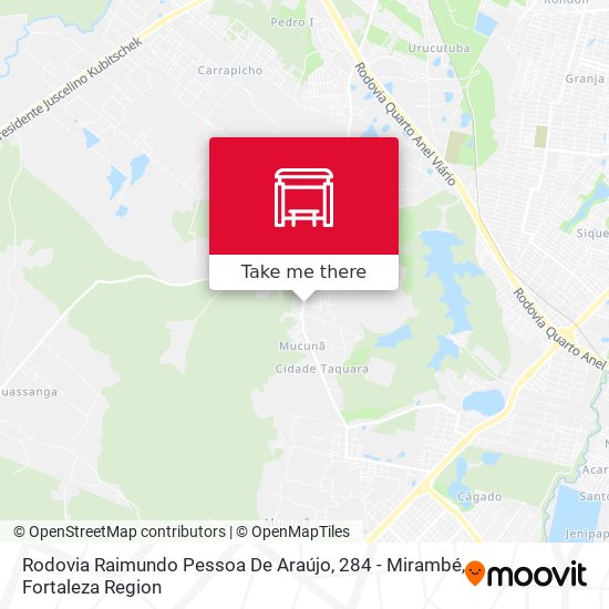 Rodovia Raimundo Pessoa De Araújo, 284 - Mirambé map