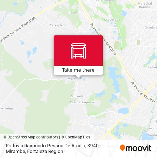 Rodovia Raimundo Pessoa De Araújo, 3940 - Mirambé map