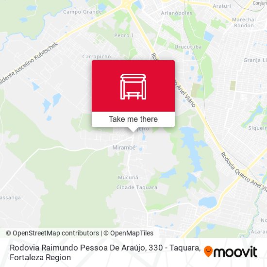 Rodovia Raimundo Pessoa De Araújo, 330 - Taquara map