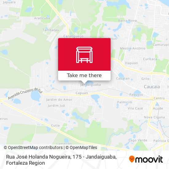 Rua José Holanda Nogueira, 175 - Jandaiguaba map