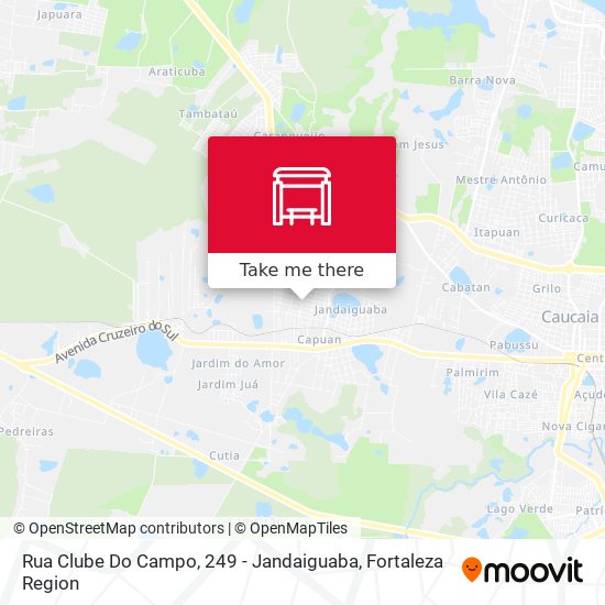 Rua Clube Do Campo, 249 - Jandaiguaba map