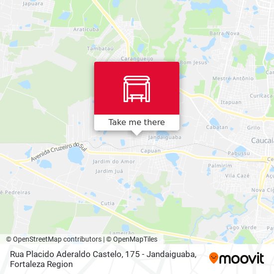 Rua Placido Aderaldo Castelo, 175 - Jandaiguaba map
