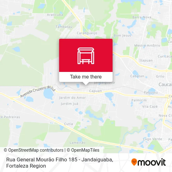 Rua General Mourão Filho 185 - Jandaiguaba map