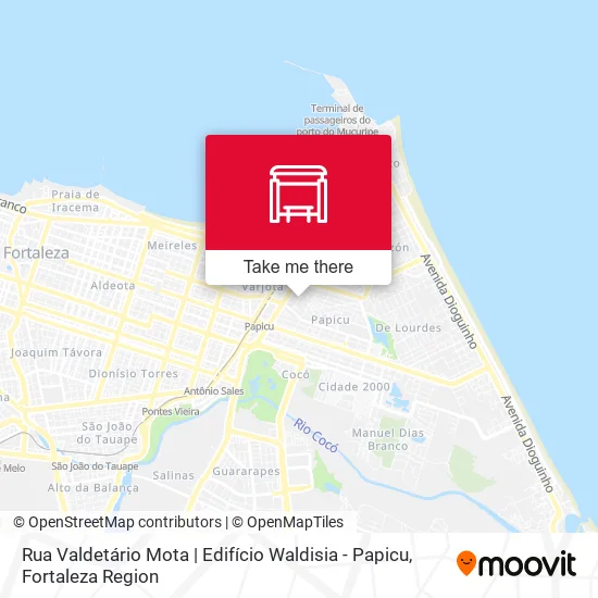 Rua Valdetário Mota | Edifício Waldisia - Papicu map