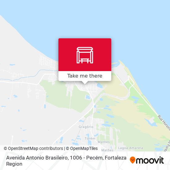 Avenida Antonio Brasileiro, 1006 - Pecém map