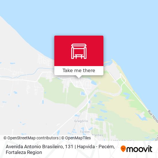 Avenida Antonio Brasileiro, 131 | Hapvida - Pecém map
