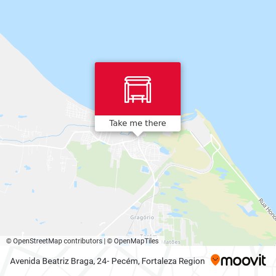 Avenida Beatriz Braga, 24- Pecém map