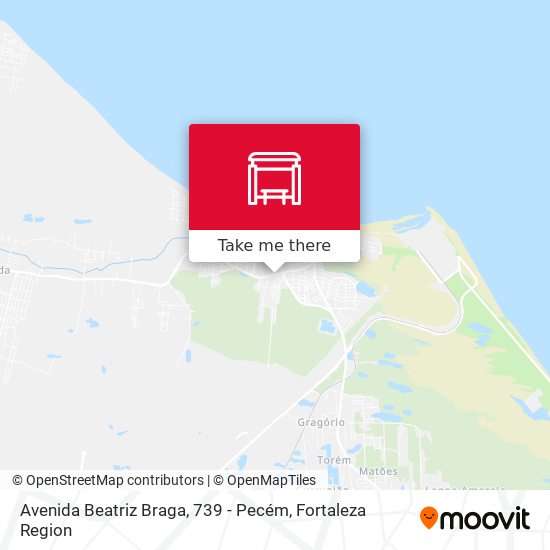 Avenida Beatriz Braga, 739 - Pecém map
