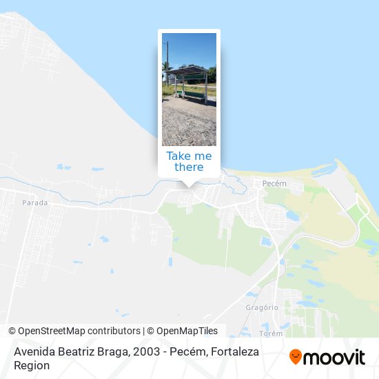 Avenida Beatriz Braga, 2003 - Pecém map