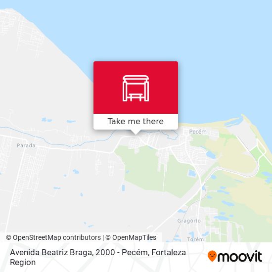 Avenida Beatriz Braga, 2000 - Pecém map