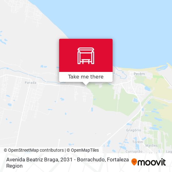 Avenida Beatriz Braga, 2031 - Borrachudo map