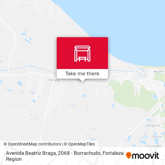 Avenida Beatriz Braga, 2068 - Borrachudo map