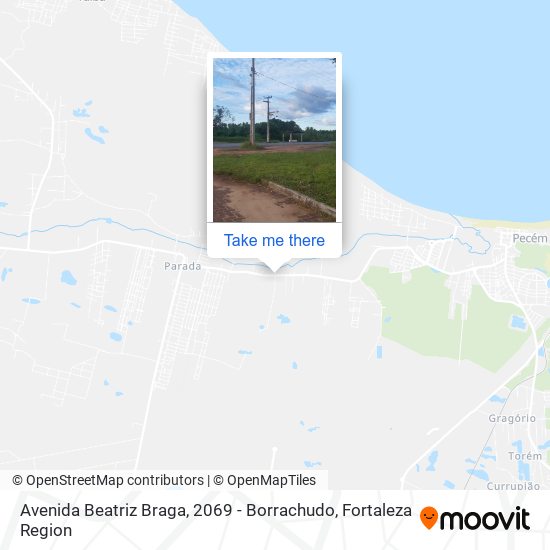 Avenida Beatriz Braga, 2069 - Borrachudo map