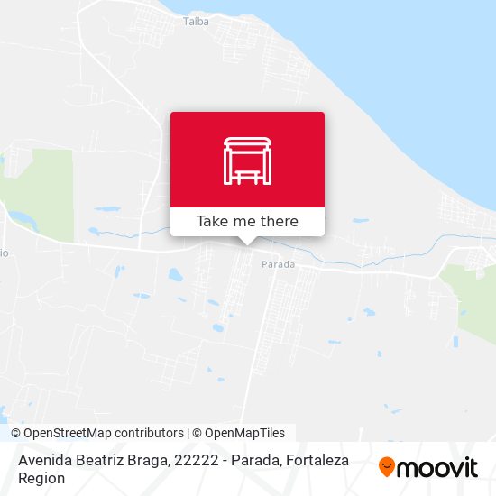 Avenida Beatriz Braga, 22222 - Parada map