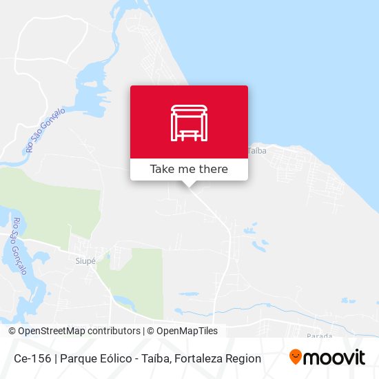 Ce-156 | Parque Eólico - Taíba map