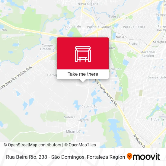 Rua Beira Rio, 238 - São Domingos map