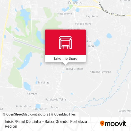 Início / Final De Linha - Baixa Grande map