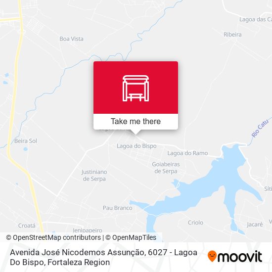 Avenida José Nicodemos Assunção, 6027 - Lagoa Do Bispo map