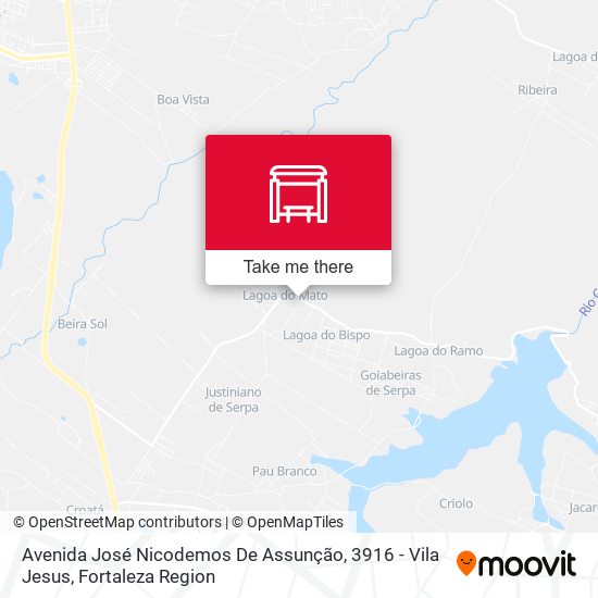 Avenida José Nicodemos De Assunção, 3916 - Vila Jesus map