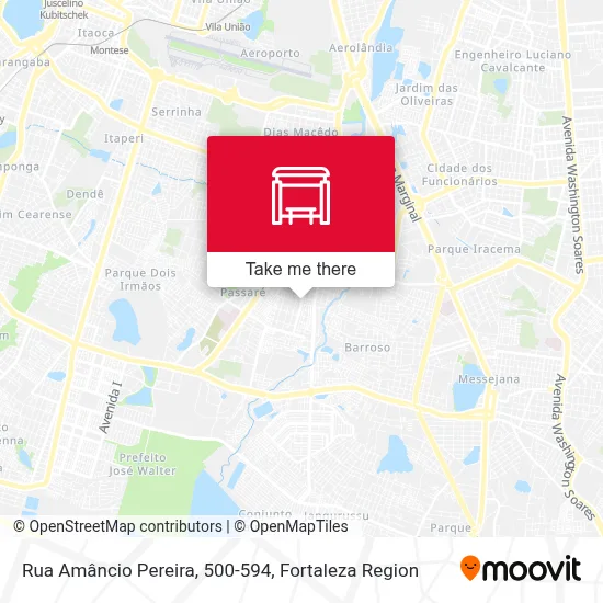 Rua Amâncio Pereira, 500-594 map