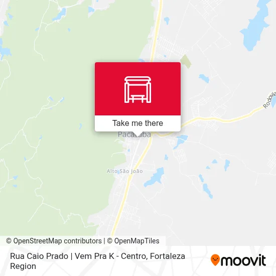 Rua Caio Prado | Vem Pra K - Centro map