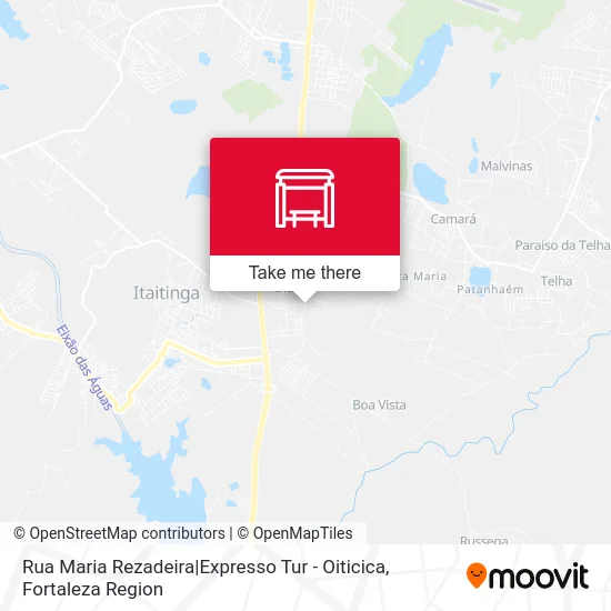 Rua Maria Rezadeira|Expresso Tur - Oiticica map