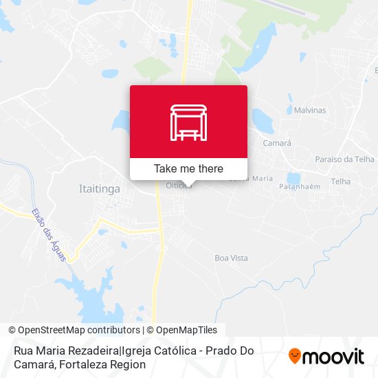 Rua Maria Rezadeira|Igreja Católica - Prado Do Camará map