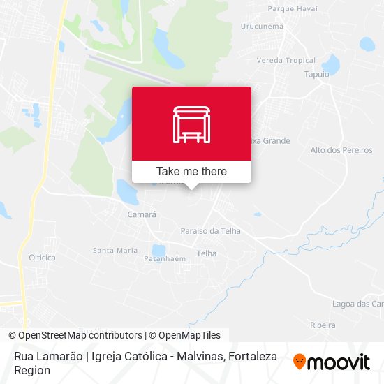 Rua Lamarão | Igreja Católica - Malvinas map