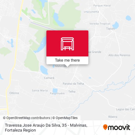 Travessa Jose Araujo Da Silva, 35 - Malvinas map