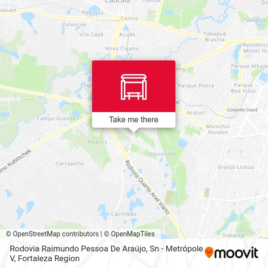 Rodovia Raimundo Pessoa De Araújo, Sn - Metrópole V map