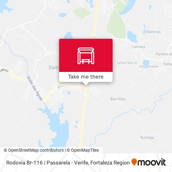 Rodovia Br-116 | Passarela - Verife map