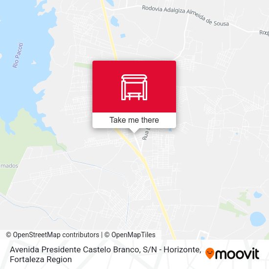 Avenida Presidente Castelo Branco, S / N - Horizonte map