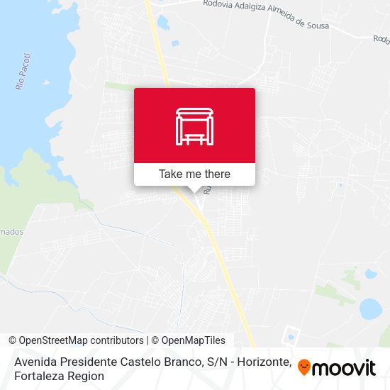 Avenida Presidente Castelo Branco, S / N - Horizonte map