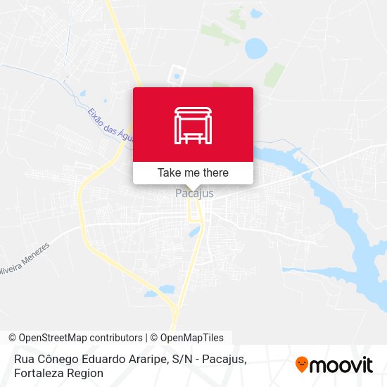 Rua Cônego Eduardo Araripe, S / N - Pacajus map