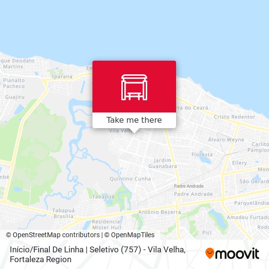 Início / Final De Linha | Seletivo (757) - Vila Velha map