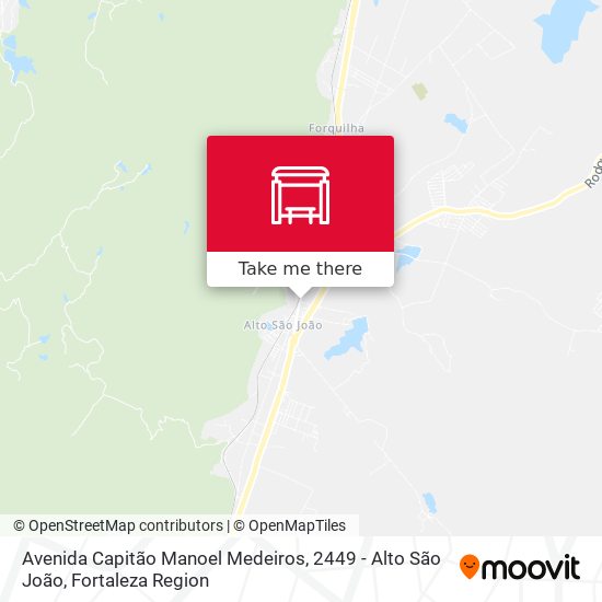 Avenida Capitão Manoel Medeiros, 2449 - Alto São João map