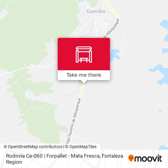 Rodovia Ce-060 | Forpallet - Mata Fresca map