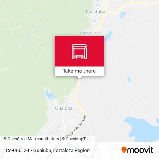 Ce-060, 24 - Guaiúba map