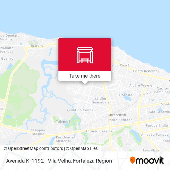 Avenida K, 1192 - Vila Velha map