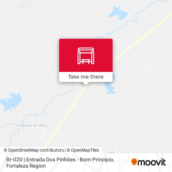 Br-020 | Entrada Dos Pinhões - Bom Princípio map