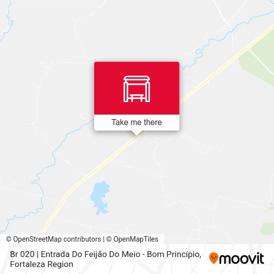 Br 020 | Entrada Do Feijão Do Meio - Bom Princípio map