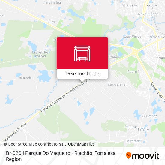 Br-020 | Parque Do Vaqueiro - Riachão map