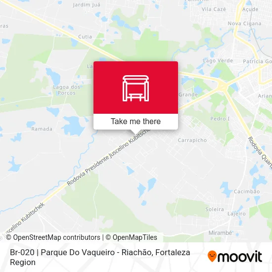 Br-020 | Parque Do Vaqueiro - Riachão map