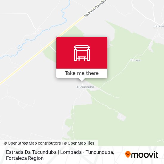 Estrada Da Tucunduba | Lombada - Tuncunduba map