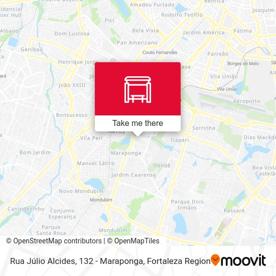 Rua Júlio Alcides, 132 - Maraponga map