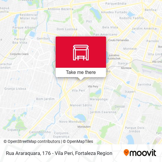 Rua Araraquara, 176 - Vila Peri map