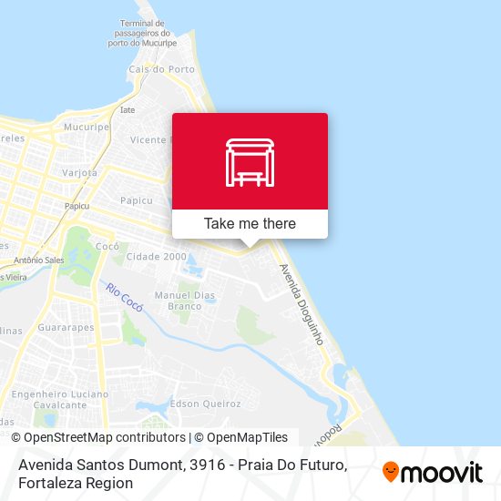 Mapa Avenida Santos Dumont, 3916 - Praia Do Futuro