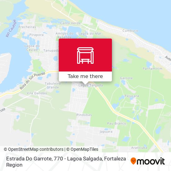 Mapa Estrada Do Garrote, 770 - Lagoa Salgada